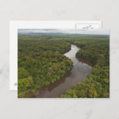 Carte Postale Rivière Essequibo, rivière la plus longue du Guyan (Devant / Derrière)
