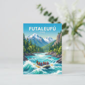 Carte Postale Rivière Futaleufú Chili (Debout devant)