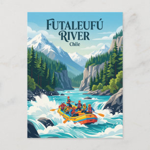 Carte Postale Rivière Futaleufú Chili