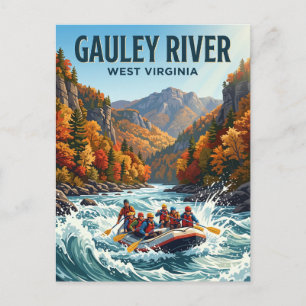Carte Postale Rivière Gauley Virginie-Occidentale