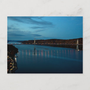 Carte Postale Rivière La Nuit