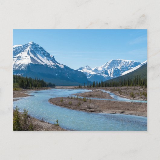 Carte Postale Rivière le long de Icefields Parkway Highway 93 -  (Devant)