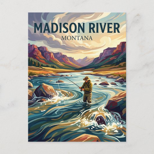 Carte Postale Rivière Madison États-Unis (Devant)