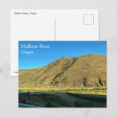 Carte Postale Rivière Malheur, Oregon (Devant / Derrière)