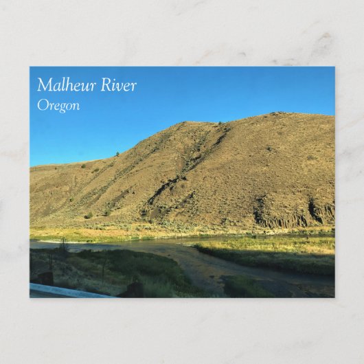 Carte Postale Rivière Malheur, Oregon (Devant)