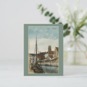 Carte Postale Rivière Mechelen Malines Dyle 1890 (Debout devant)