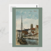 Carte Postale Rivière Mechelen Malines Dyle 1890 (Devant / Derrière)