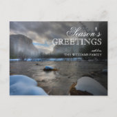 Carte Postale Rivière Merced couverte de neige à Yosemite (Devant)