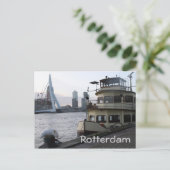 Carte Postale Rivière Meuse, Rotterdam (Debout devant)