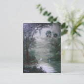 Carte Postale Rivière Misty avec la mousse (Debout devant)