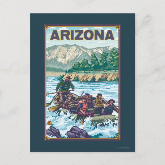 Carte Postale Rivière RaftingArizona (Devant)