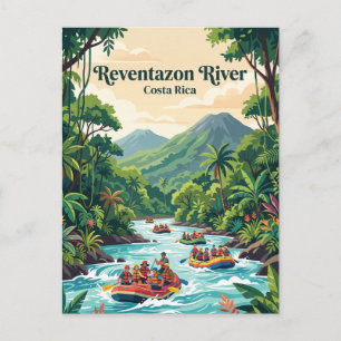 Carte Postale Rivière Reventazon, Costa Rica, rafting en eaux vi