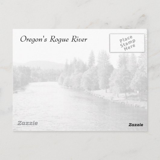 Carte Postale Rivière Rogue en Oregon (Dos)