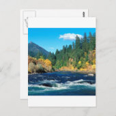 Carte Postale Rivière Rogue Forêt Siskiyou Oregon (Devant / Derrière)