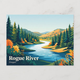 Carte Postale Rivière Rogue USA