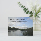 CARTE POSTALE : Rivière Salinas coulant dans Paso (Debout devant)