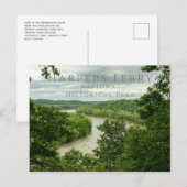 Carte Postale Rivière Shenandoah, Harpers Ferry NHP (Devant / Derrière)