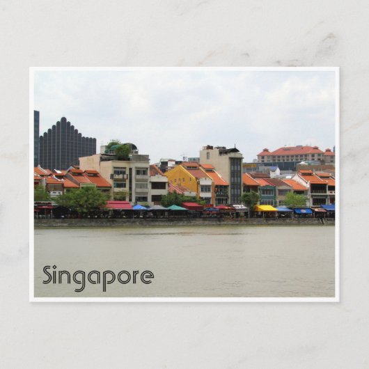 Carte Postale rivière singapore (Devant)