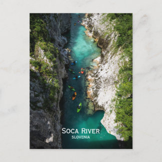 Carte Postale Rivière Soca à Kobarid, Slovénie. Un conte de fées
