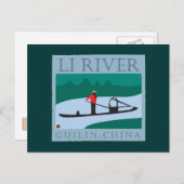 Carte Postale Rivière TRAVEL-Li (Devant / Derrière)