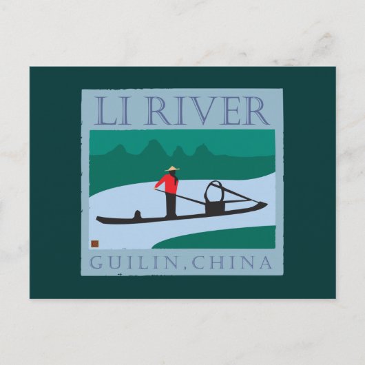 Carte Postale Rivière TRAVEL-Li (Devant)