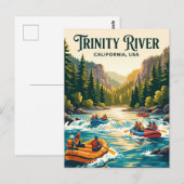 Carte Postale Rivière Trinity USA (Devant / Derrière)