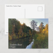 Carte Postale Rivière Tualatin, Oregon (Devant / Derrière)