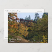 Carte Postale Rivière Tualatin, OU (Devant / Derrière)