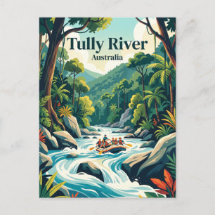 Carte Postale Rivière Tully Queensland Australie Rafting en eaux