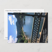 Carte Postale Rivière Umpqua, Oregon (Devant / Derrière)