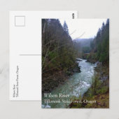Carte Postale Rivière Wilson, OU (Devant / Derrière)