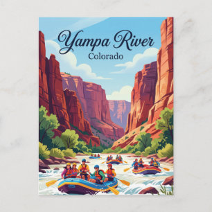 Carte Postale Rivière Yampa, Colorado, États-Unis