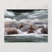 Carte Postale Rivières de l'eau vive Inspiration (Devant)