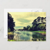 Carte Postale Rivières et criques de l'île Tybee (Devant / Derrière)
