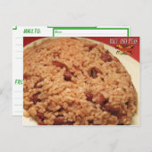 Carte Postale Riz et pois (Devant / Derrière)
