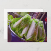 Carte Postale Riz gluant vert au Vietnam (Devant / Derrière)