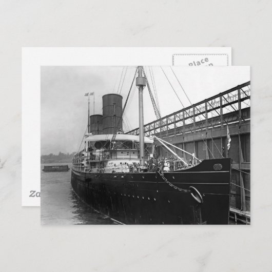 Carte Postale RMS Campanie (Devant / Derrière)