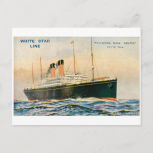 Carte Postale RMS Celtic