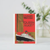 Carte Postale RMS Queen Mary (Debout devant)