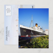 Carte Postale RMS Queen Mary (Devant / Derrière)