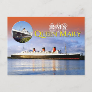 Carte Postale RMS Queen Mary