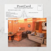 Carte Postale RMS Queen Mary Zone de séjour de première classe (Devant / Derrière)
