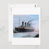 Carte Postale RMS Titanic Belfast Irlande Vintage (Devant / Derrière)