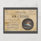 CARTE POSTALE RMS TITANIC BOARING PUBLICATION (Devant)