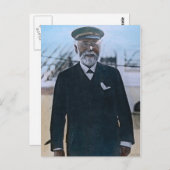 Carte Postale RMS Titanic Capitaine Edward Smith Vintage (Devant / Derrière)