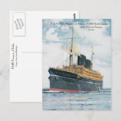 Carte Postale RMS Viceroy de l'Inde (Devant / Derrière)