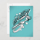 Carte Postale ROAD RUNNER™ BEEP BEEP!™ Halftone (Devant / Derrière)