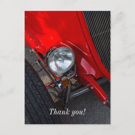 Carte Postale Roadster des années 1930 (Devant)