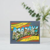 Carte Postale  Roanoke, VA Vintage  (Debout devant)