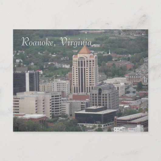 Carte postale Roanoke, Virginia (Devant)
